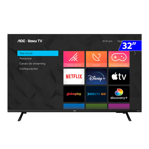 TV 32 polegadas tcl roku 