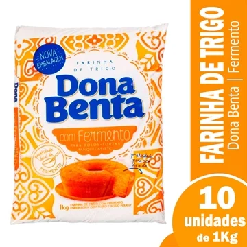 Farinha de Trigo Dona Benta com Fermento 1kg