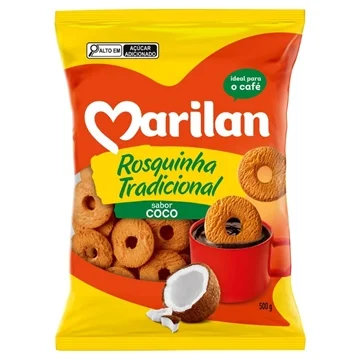 Biscoito Marilan Rosquinha Tradicional Coco 500g
