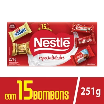 Bombom Nestlé Especialidades Caixa 251g