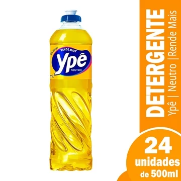 Detergente Líquido Ypê Lava Louças Neutro 500ml