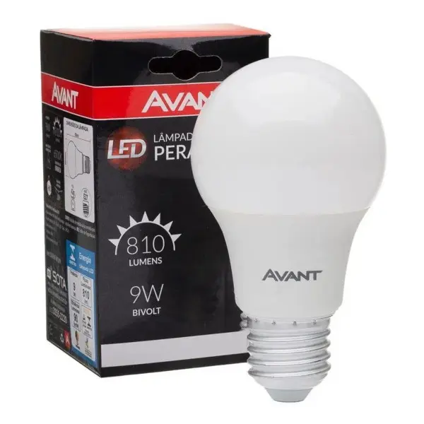 Lâmpada led  avant 9 watts